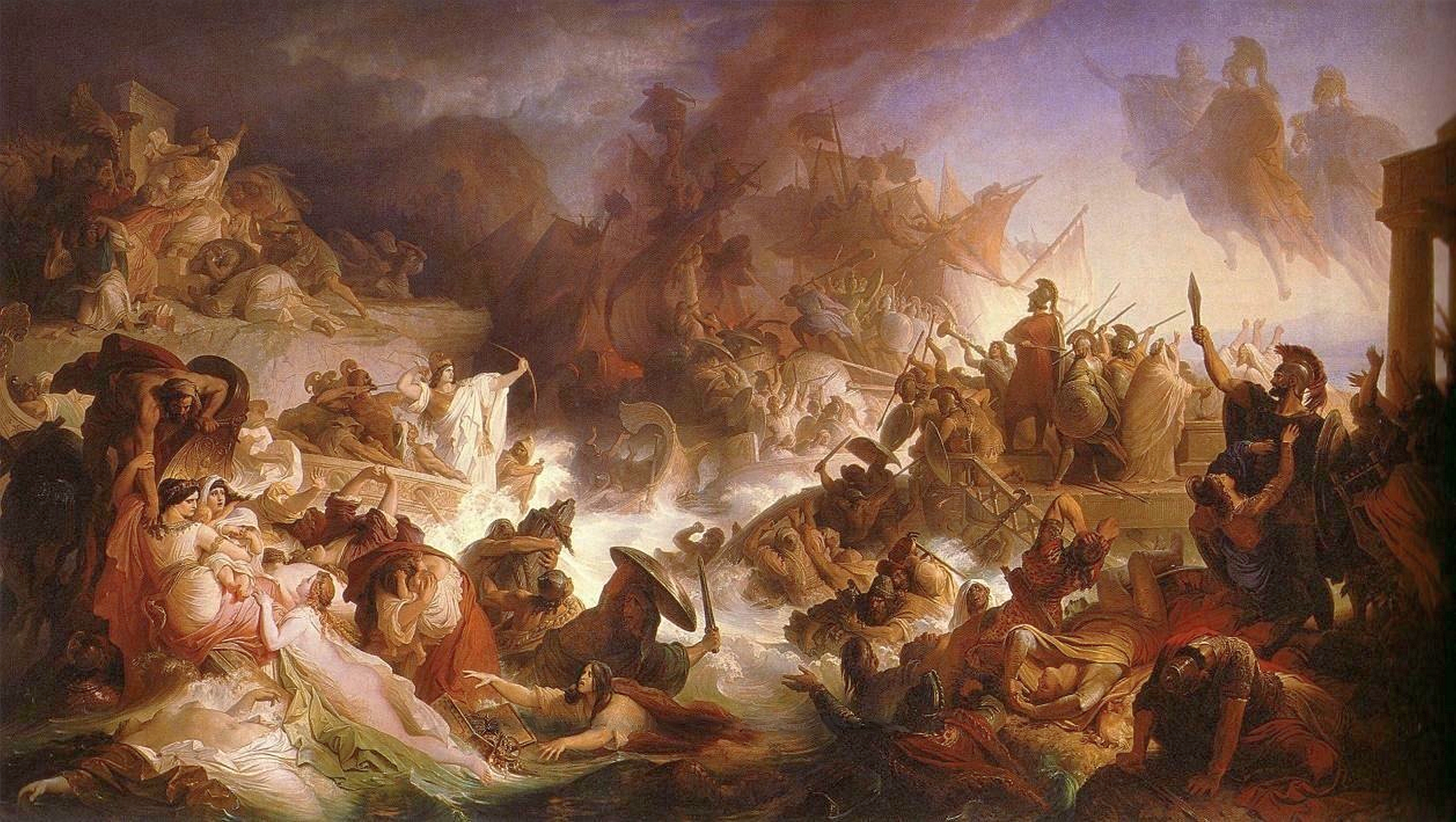 Kaulbach,_Wilhelm_von_-_Die_Seeschlacht_bei_Salamis_-_1868.JPG